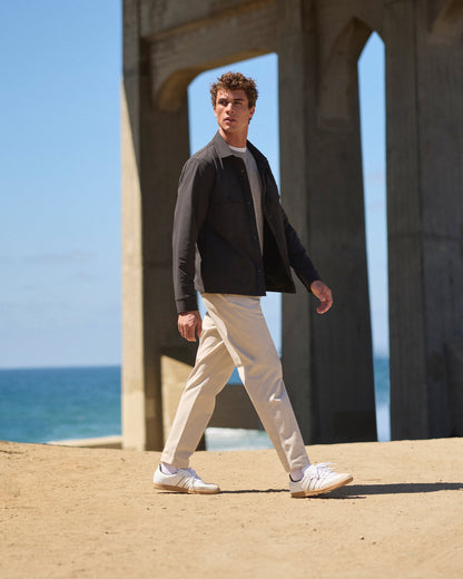 Fletcher Elastic Waist Pant Athletic Slim Fit 30" Oatmeal - Vuori