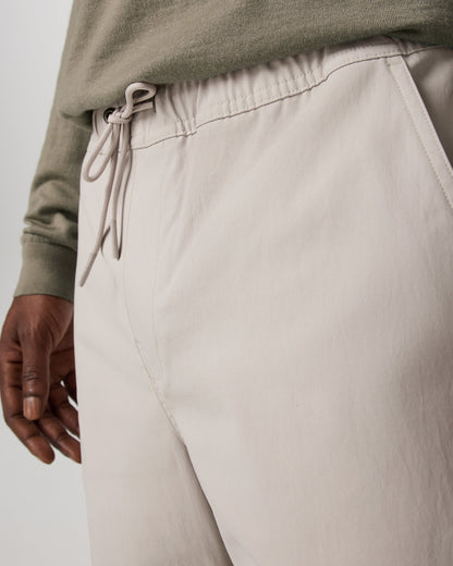 Men's Cascade Elastic Waist Trouser Classic Fit 30" Pewter - Vuori