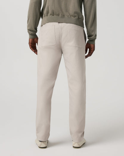 Men's Cascade Elastic Waist Trouser Classic Fit 30" Pewter - Vuori