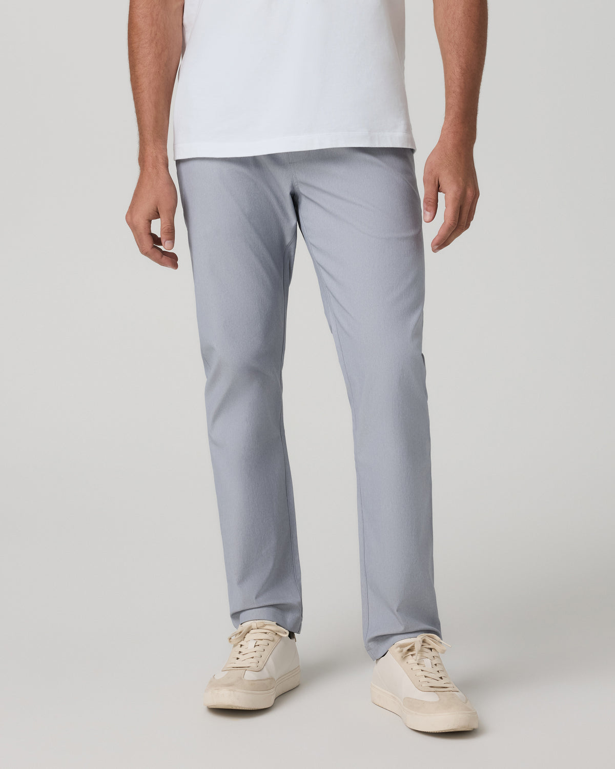Cascade Elastic Waist Trouser Classic Fit 30" Heather Grey - Vuori