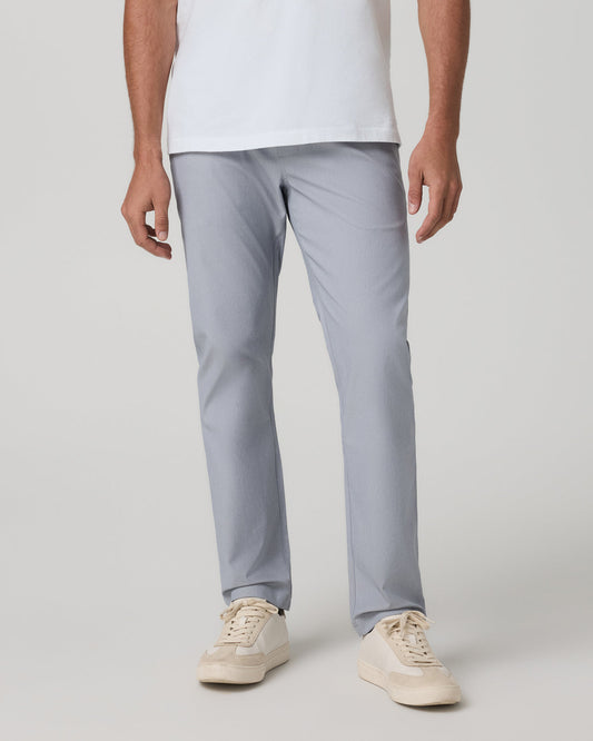 Cascade Elastic Waist Trouser Classic Fit 30" Heather Grey - Vuori