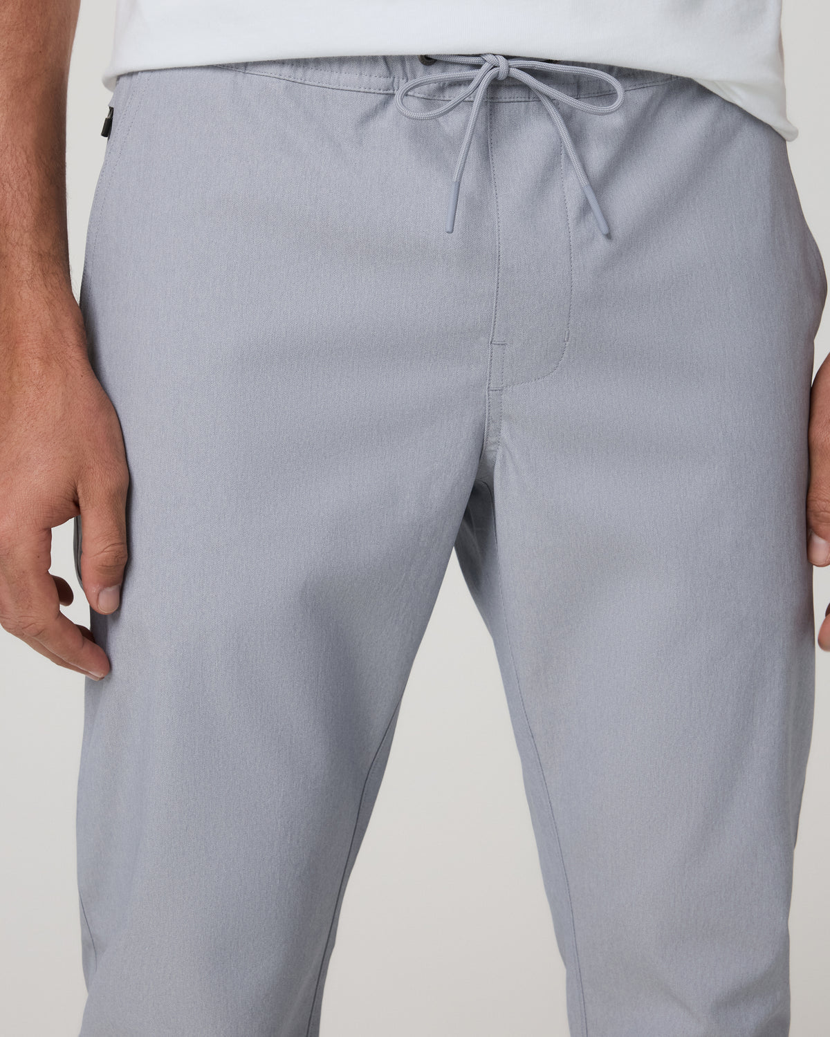 Cascade Elastic Waist Trouser Classic Fit 30" Heather Grey - Vuori