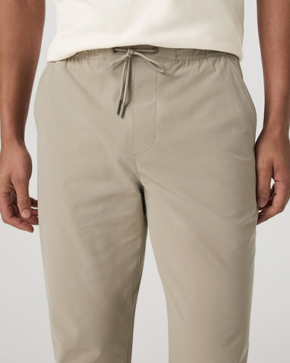 Meta Elastic Waist Pant Classic Fit 32" Men's Truffle Pants - Vuori