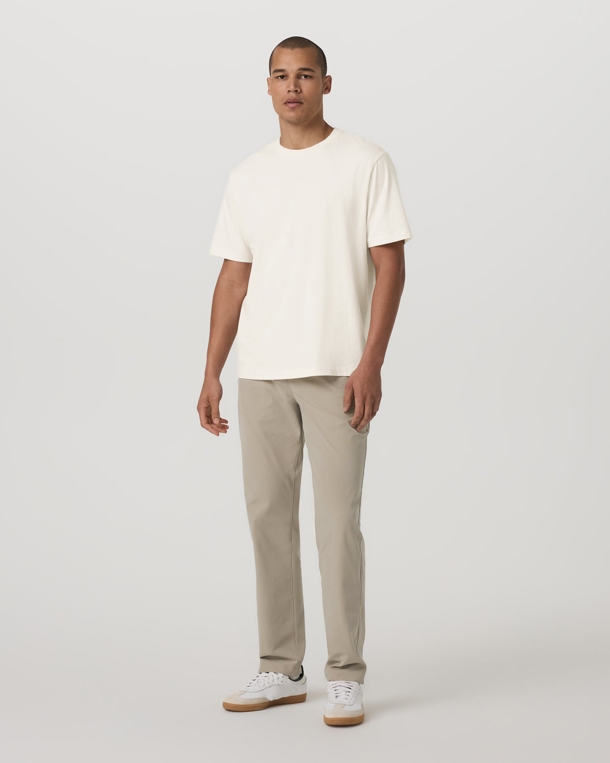 Meta Elastic Waist Pant Classic Fit 32" Men's Truffle Pants - Vuori