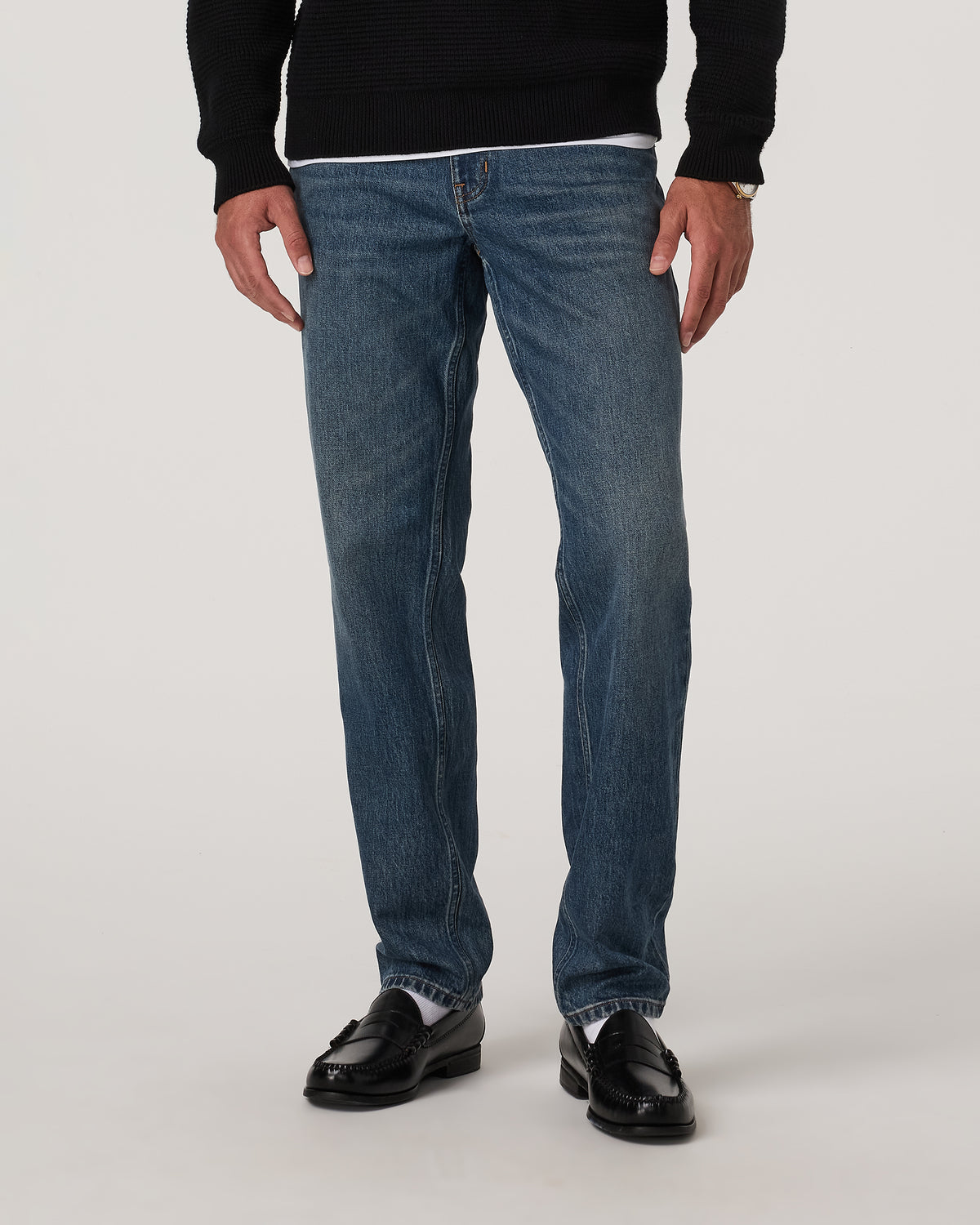 Vuori Vintage Jean Classic Fit 32" Medium Wash Denim - Vuori