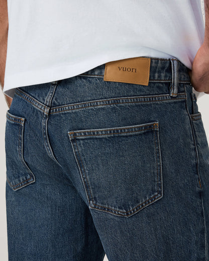Vuori Vintage Jean Classic Fit 32" Medium Wash Denim - Vuori
