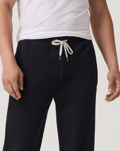 Men's Seaside Straight Leg Sweatpant 30” Black - Vuori