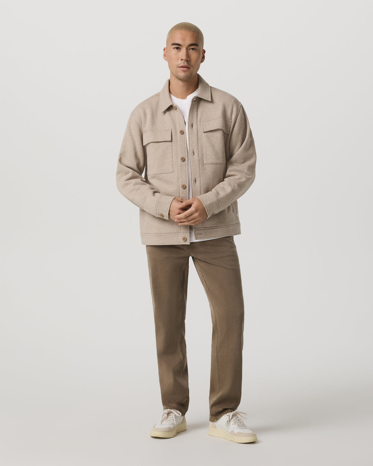 Men's Benton Stretch Twill Pant Classic Fit 30" Peppercorn - Vuori