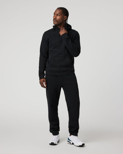 Seaside Sweatpant Men's Black Fleece Sweatpants - Vuori