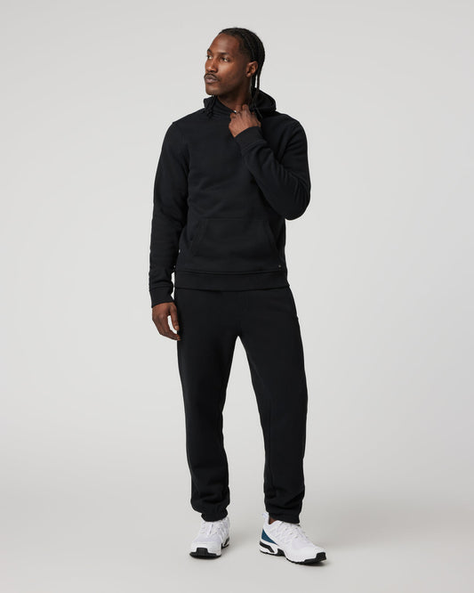 Seaside Sweatpant Men's Black Fleece Sweatpants - Vuori