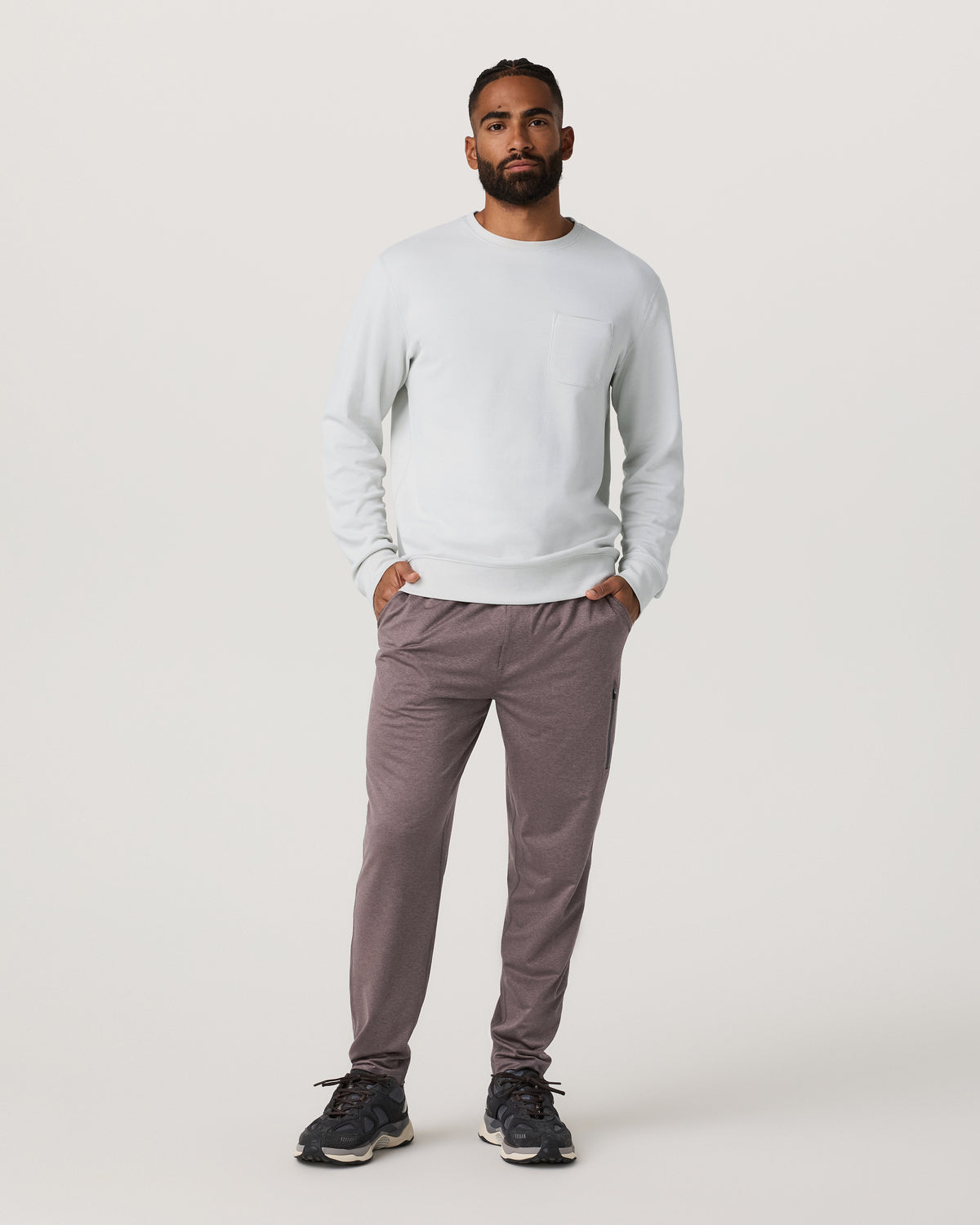 Men's Sunday Performance Jogger 28" Huckleberry Heather - Vuori