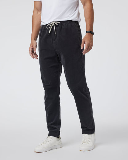 Optimist Pant Men's Charcoal Grey Corduroy Pants - Vuori
