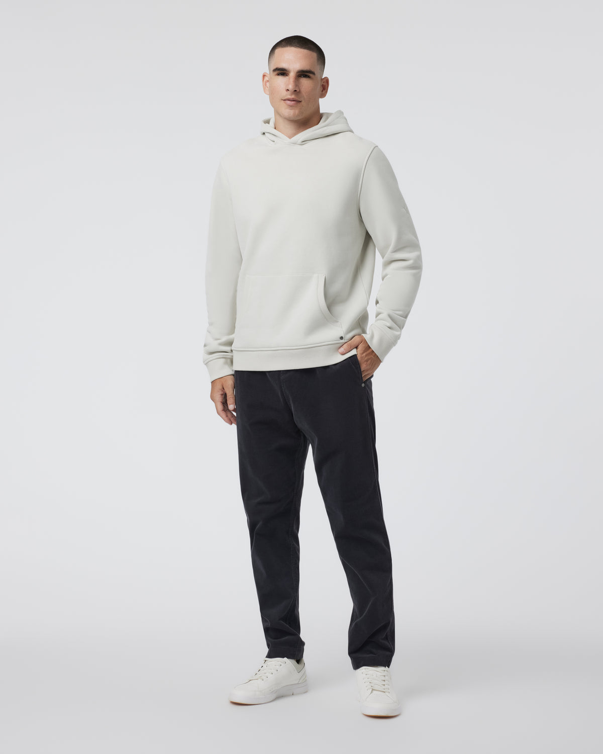 Optimist Pant Men's Charcoal Grey Corduroy Pants - Vuori