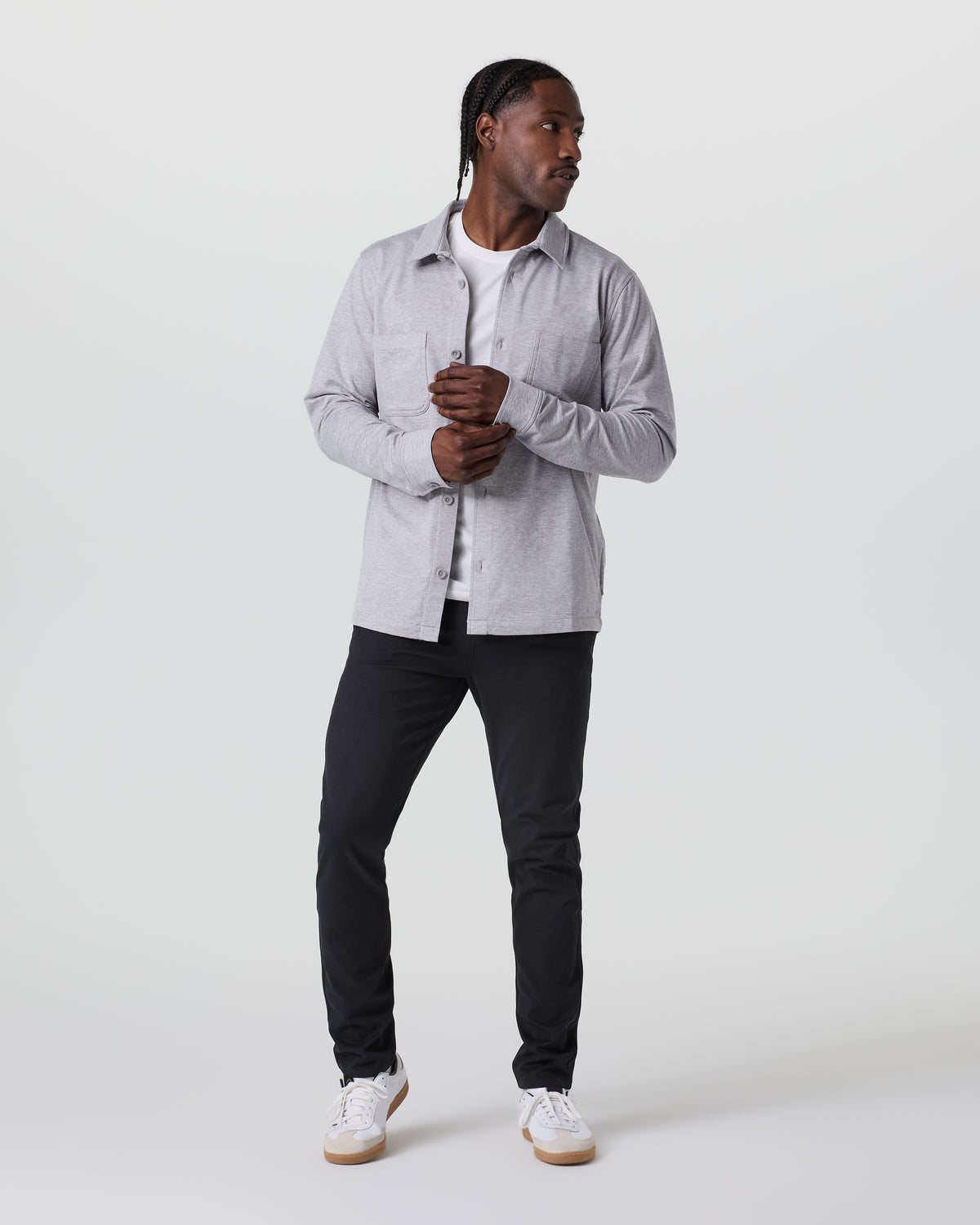 MetaTwill Pant Athletic Slim 30" Black - Vuori