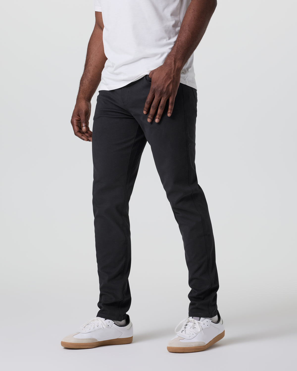 MetaTwill Pant Athletic Slim 30" Black - Vuori