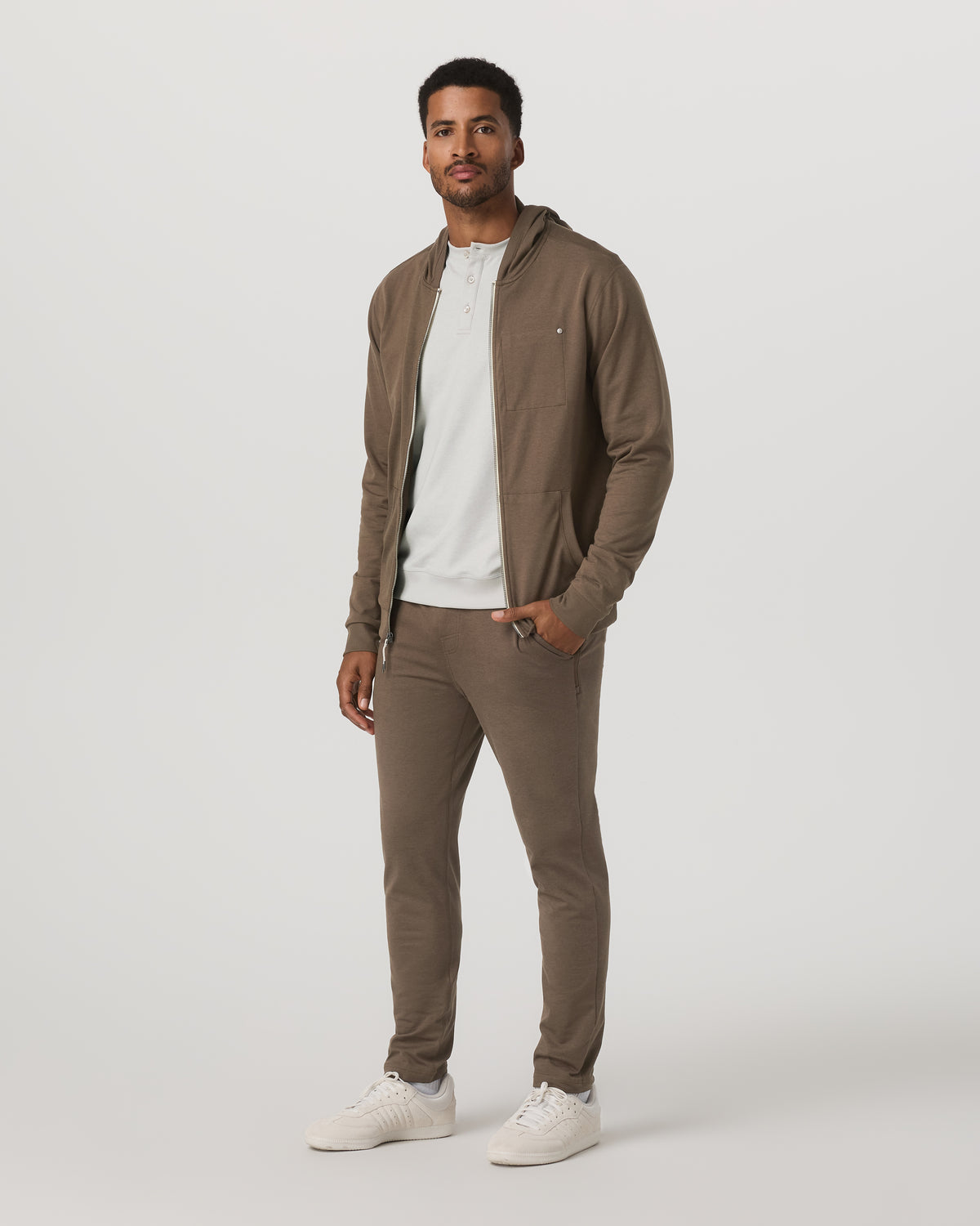 Coronado Pant 30" Men's Espresso Heather Pants - Vuori