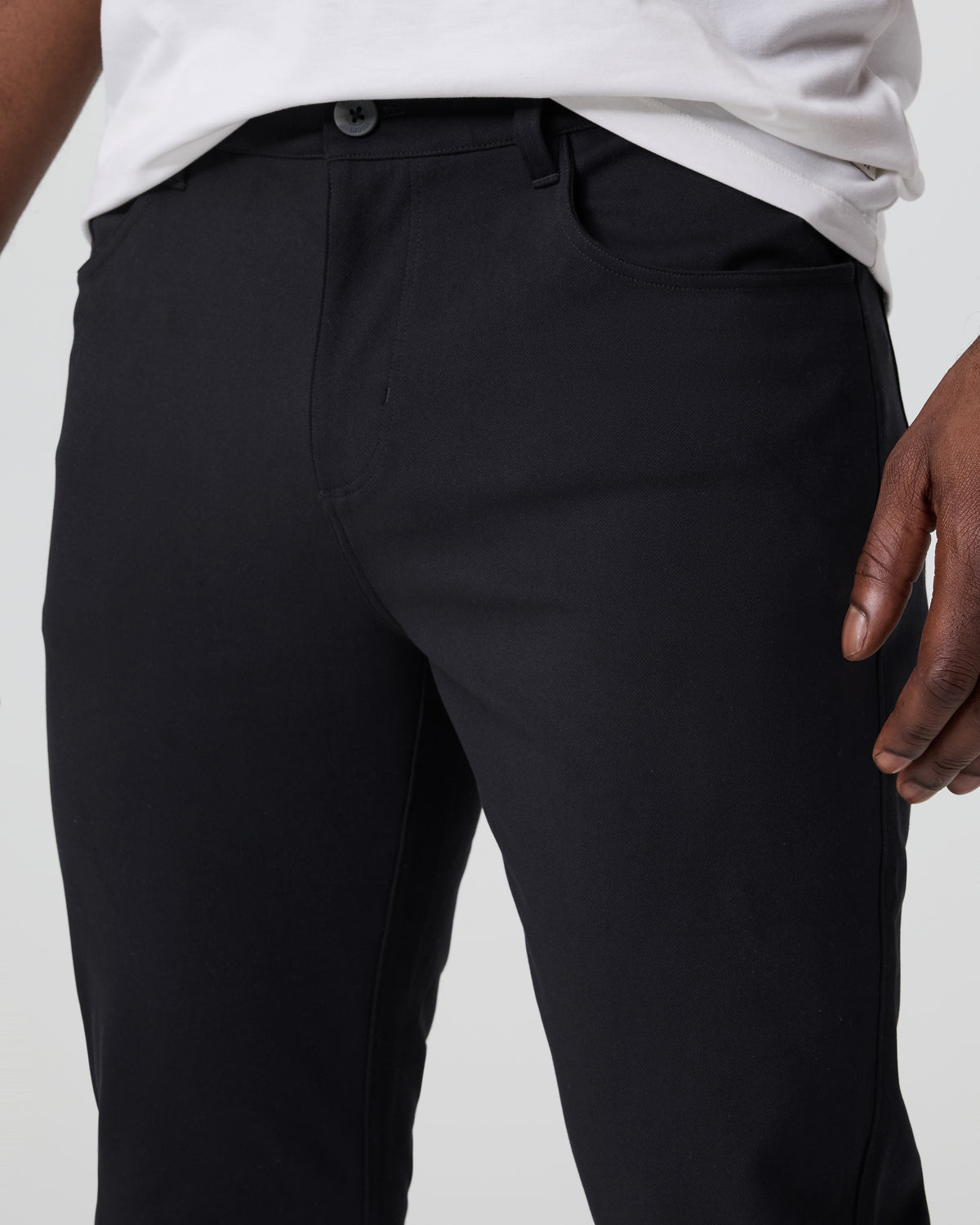 MetaTwill Pant Athletic Slim 32" Black - Vuori
