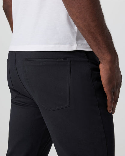 MetaTwill Pant Athletic Slim 32" Black - Vuori