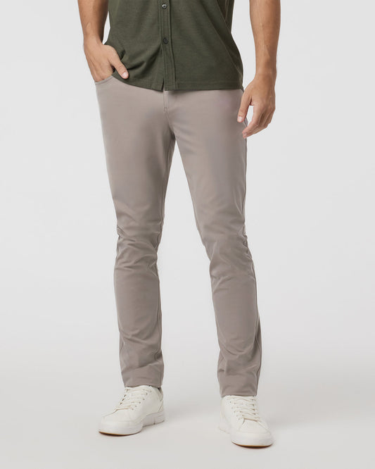 Meta Pant Athletic Slim 30" Mocha 5-Pocket Pants - Vuori