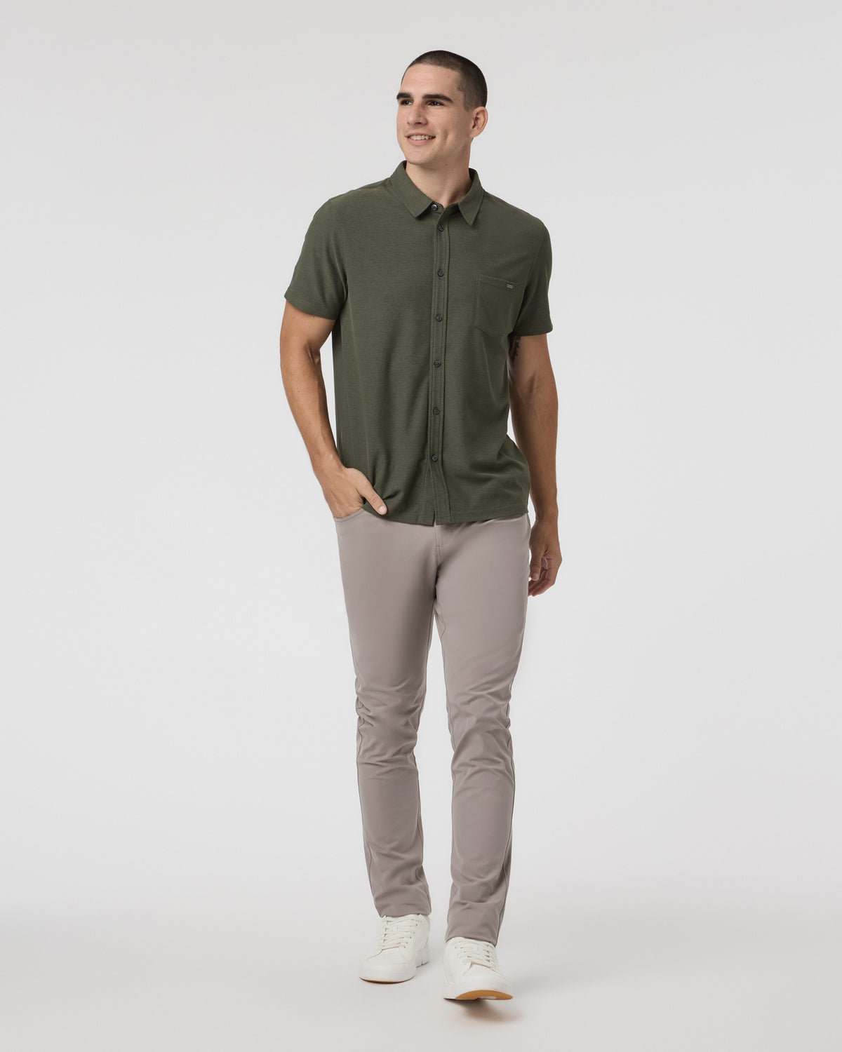 Meta Pant Athletic Slim 30" Mocha 5-Pocket Pants - Vuori