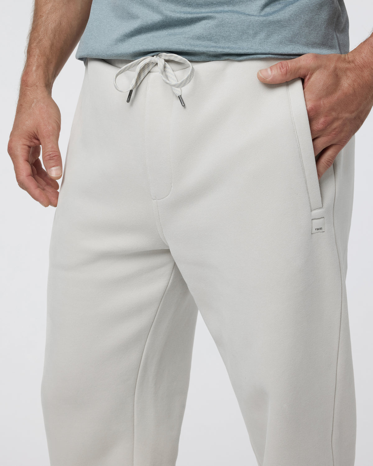 Seaside Sweatpant 28" Men's Relaxed Fit Salt Pants - Vuori