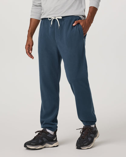 Aspen Sweatpant Men's Ocean Blue Classic-Fit Sweats - Vuori