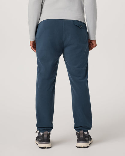 Aspen Sweatpant Men's Ocean Blue Classic-Fit Sweats - Vuori