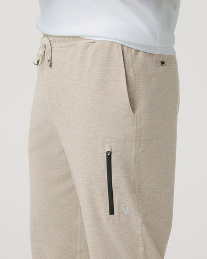 Men's Sunday Performance Sweatpant 28" Toast Heather - Vuori