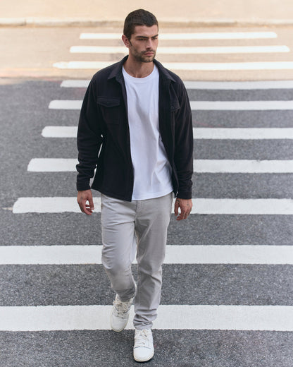Optimist 5 Pocket Cord Pant Athletic Slim Fit Amethyst Grey - Vuori