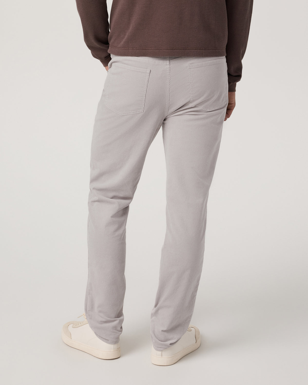Optimist 5 Pocket Cord Pant Athletic Slim Fit Amethyst Grey - Vuori