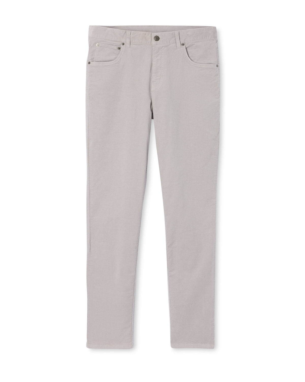 Optimist 5 Pocket Cord Pant Athletic Slim Fit Amethyst Grey - Vuori