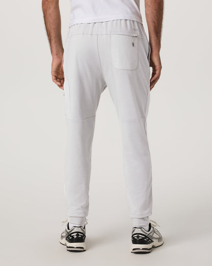 Sunday Mixed Media Jogger 28" Men's Frost Grey Joggers - Vuori