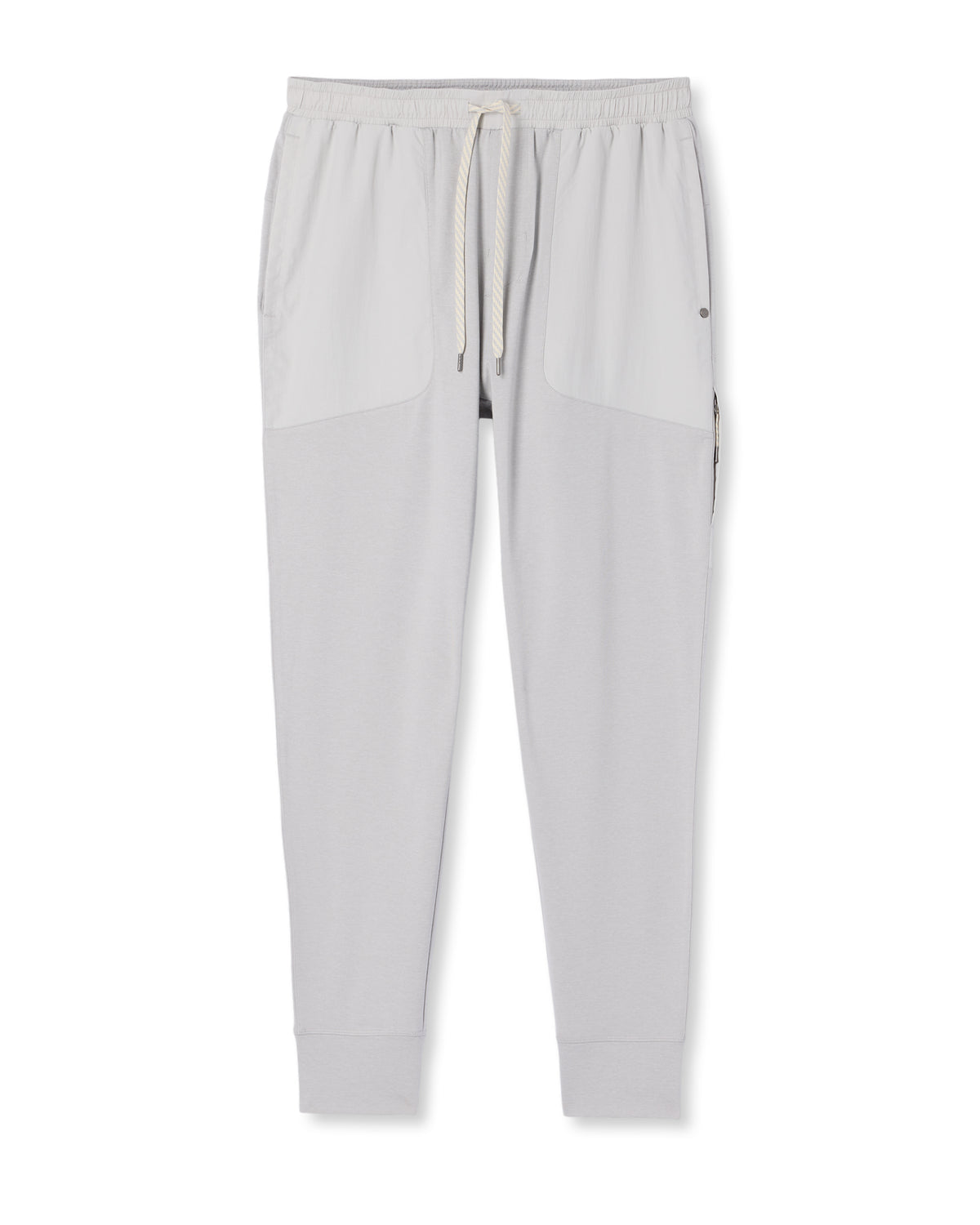 Sunday Mixed Media Jogger 28" Men's Frost Grey Joggers - Vuori