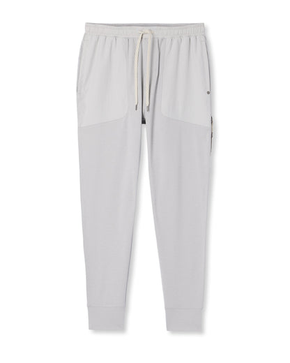 Sunday Mixed Media Jogger 28" Men's Frost Grey Joggers - Vuori