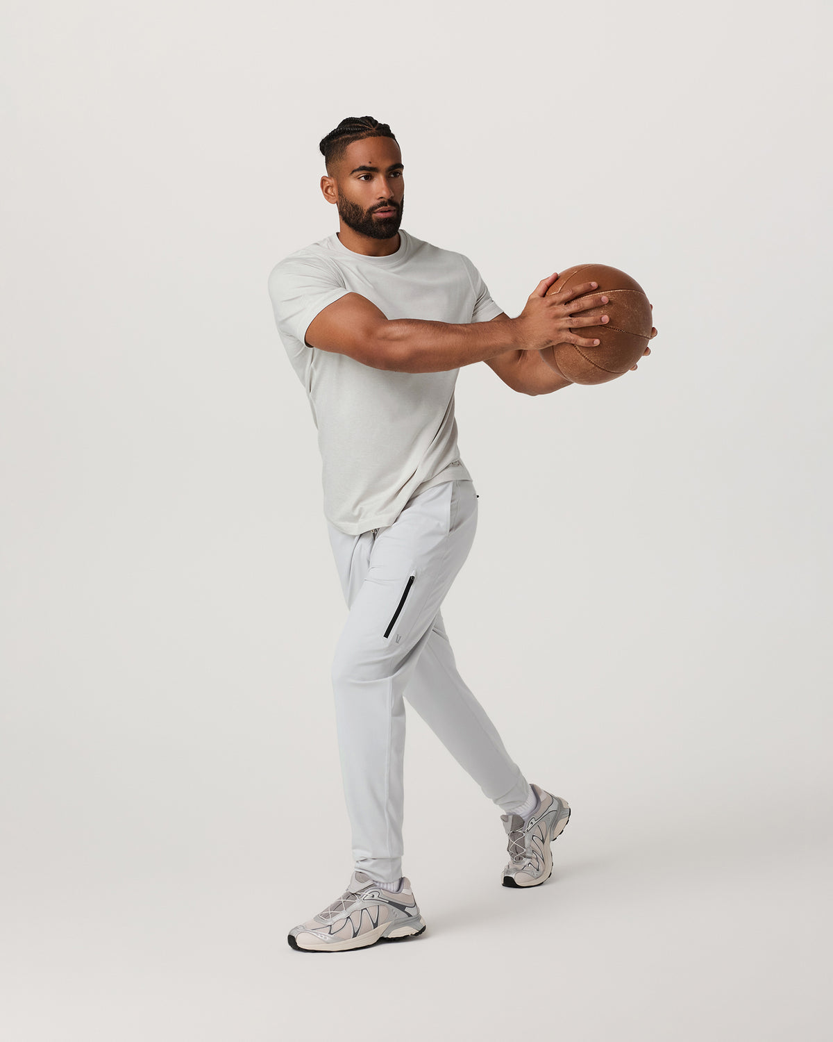 Sunday Performance Jogger 30" Men's Frost Grey Jogger - Vuori