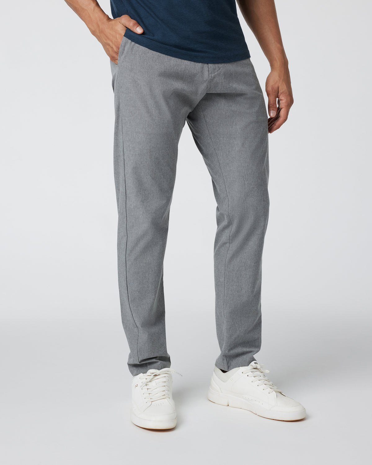 Aim Pant Concrete Grey Tailored Pants - Vuori