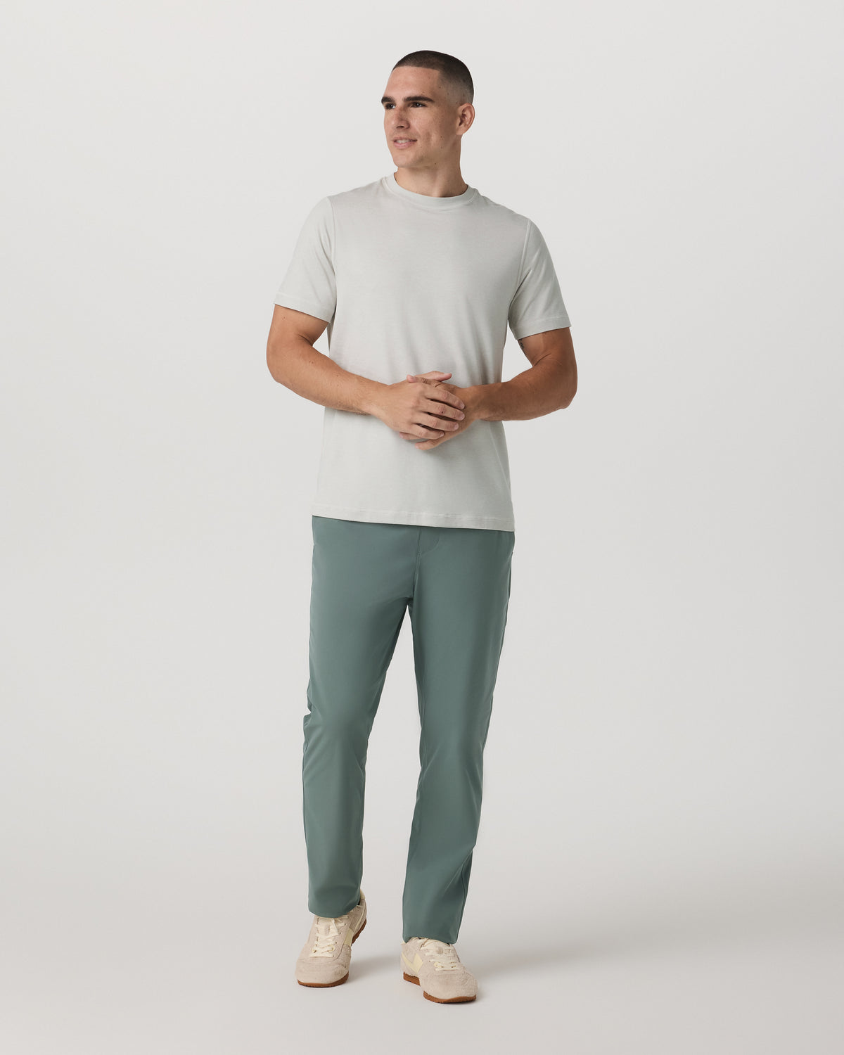 Meta Elastic Waist Pant Classic Fit Men's Marsh Pants - Vuori