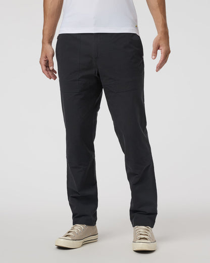 Barren Pant Classic 32" Men's Black Pants - Vuori