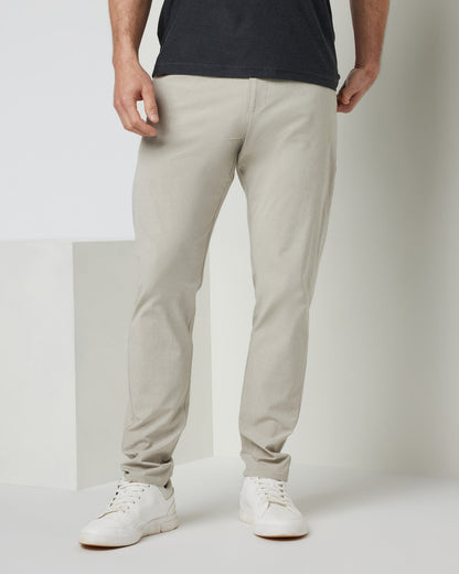 Aim Pant 30" Men's Khaki Golf & Travel Pants - Vuori