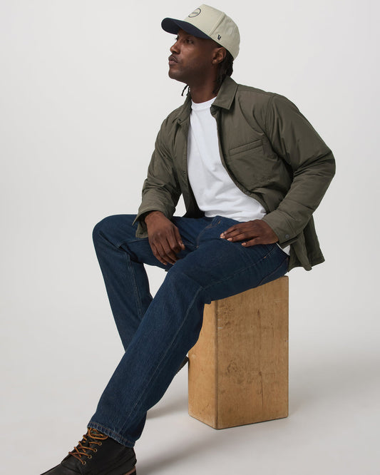 Vuori Vintage Jean Classic Fit 32" Men's Rinse Denim - Vuori