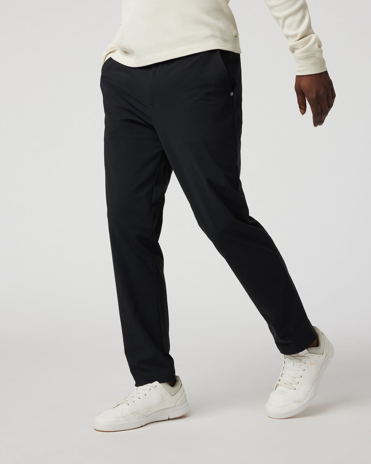 Fleet Chino Pant Athletic Slim 30" Black - Vuori
