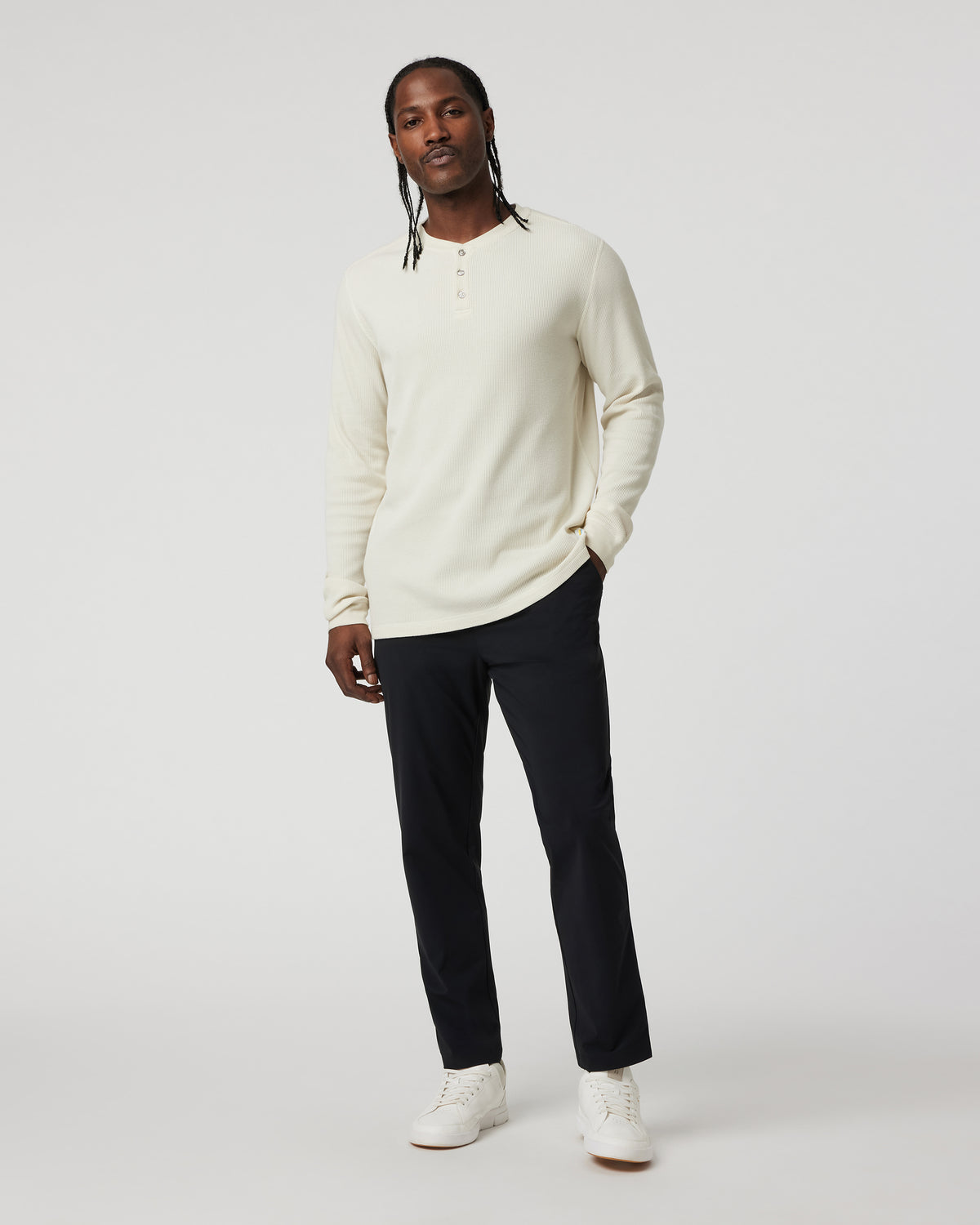 Fleet Chino Pant Athletic Slim 30" Black - Vuori