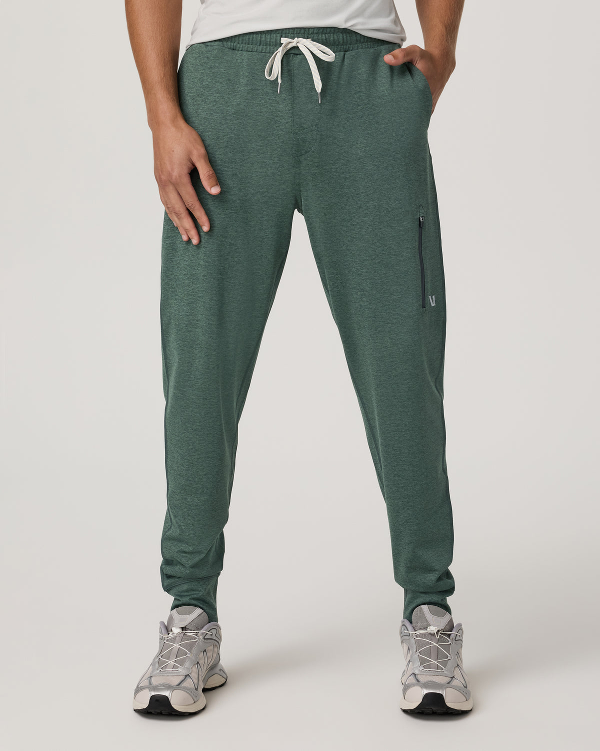 Men's Sunday Performance Jogger 30" Agate Green Heather - Vuori