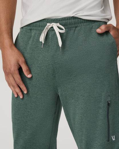 Men's Sunday Performance Jogger 30" Agate Green Heather - Vuori