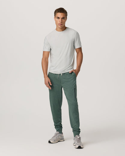 Men's Sunday Performance Jogger 30" Agate Green Heather - Vuori