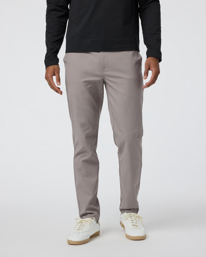 Cascade Tech Chino Pant Athletic Slim Fit 32" Mocha - Vuori