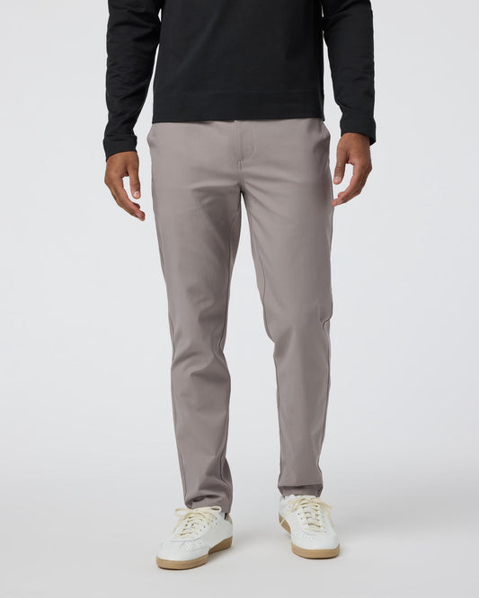 Cascade Tech Chino Pant Athletic Slim Fit 32" Mocha - Vuori
