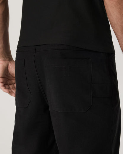 MetaCanvas Utility Pant Classic Fit 30” Men's Black Pants - Vuori