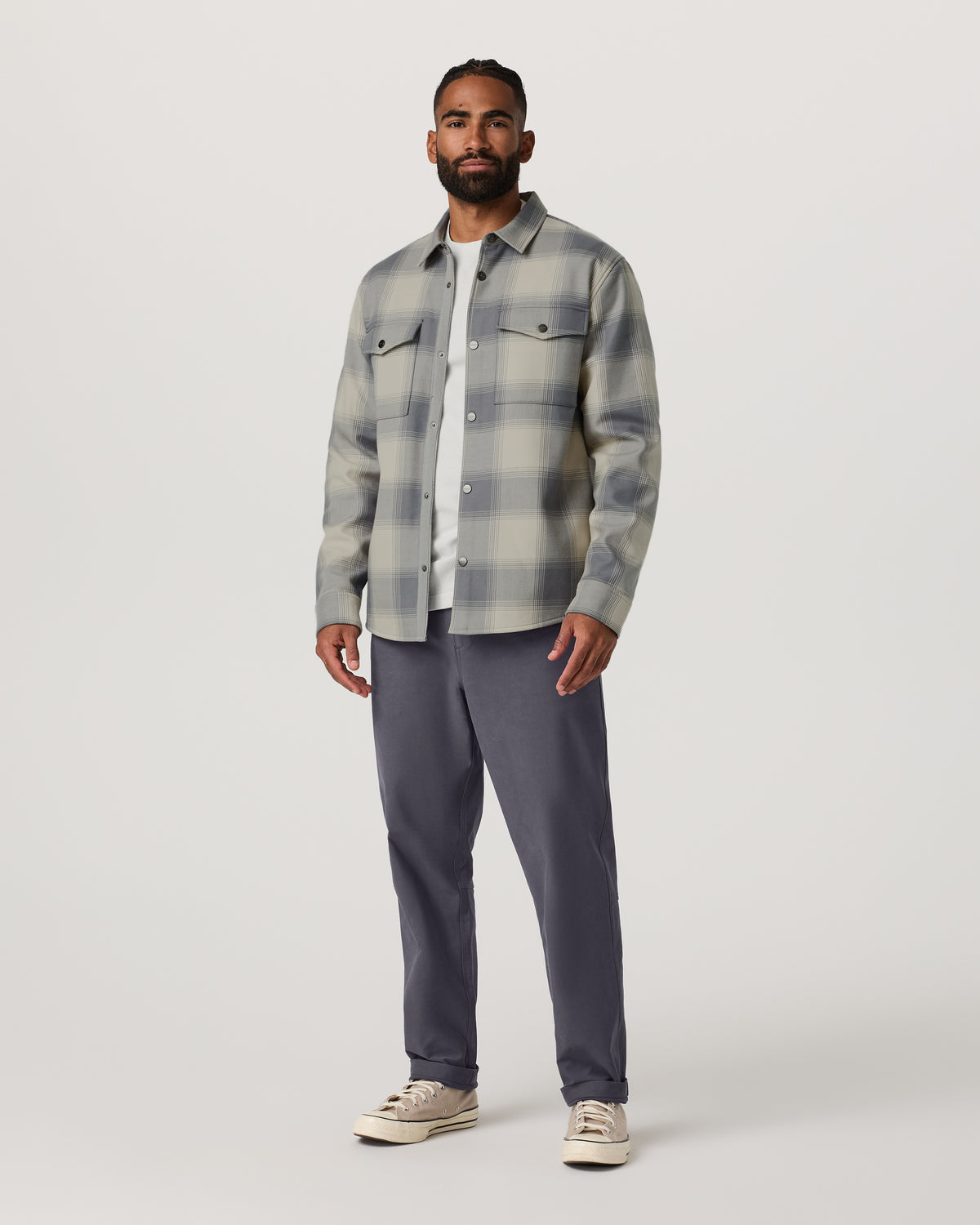 MetaCanvas Utility Pant Classic Fit 30” Men's Moonlight Pants - Vuori