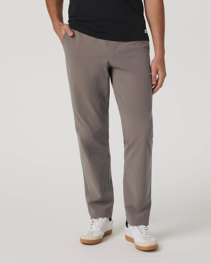 Meta Elastic Waist Pant Classic Fit Smokey Taupe Pants - Vuori